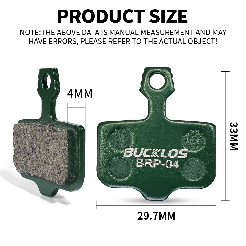 BUCKLOS Ceramic Hydarulic Disc - огляд і ціна Brake Pads Bike